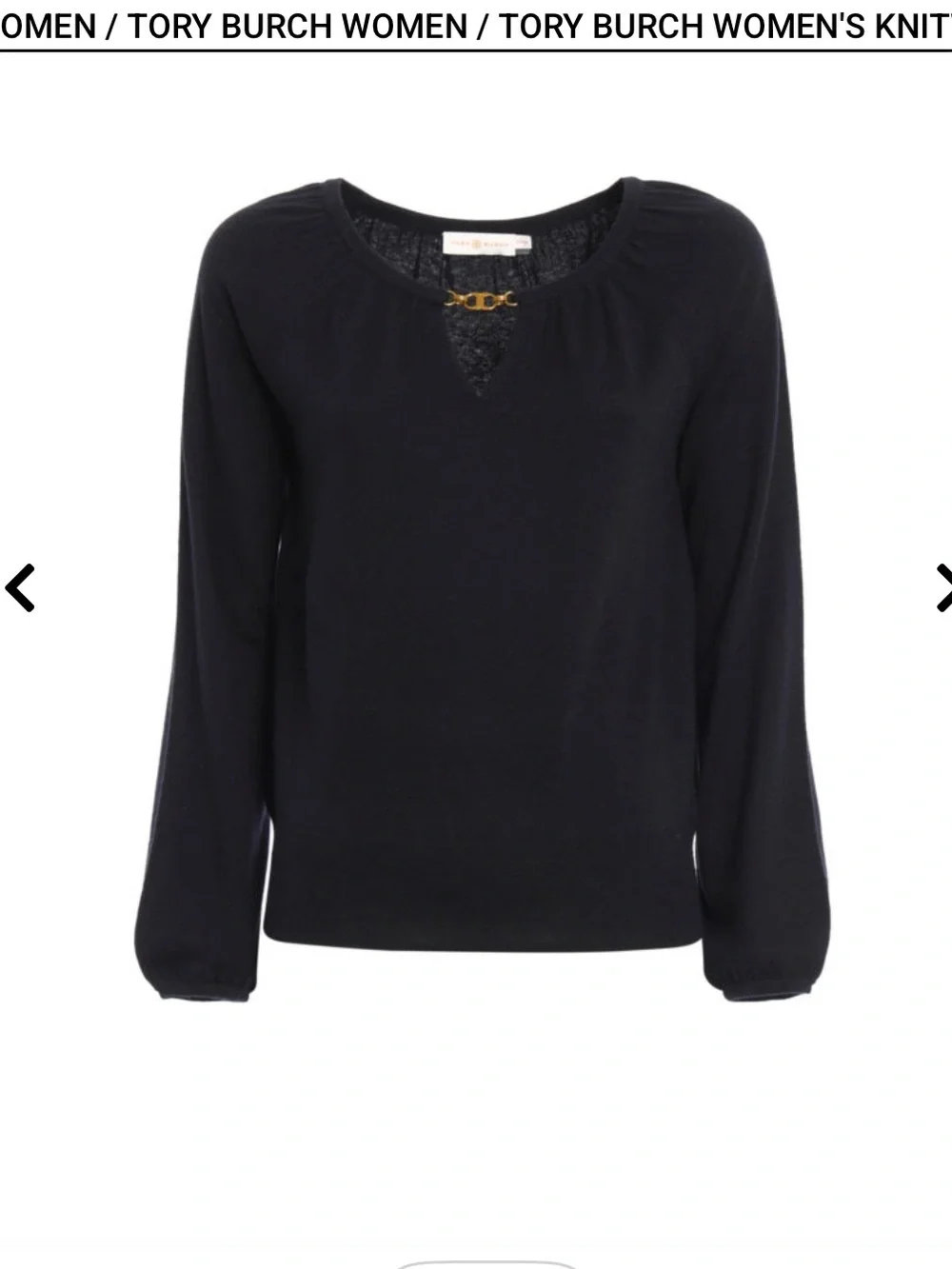 Tory Burch Gemini Link cashmere sweater purple M